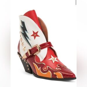 NWT - Azalea Wang - CHANNING-MULTI WESTERN BOOTIE
